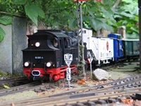 99 6001 mit Güterzug